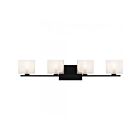 Quoizel Lighting WCP8604MBK 4 lumières Noir mat 240W Westcap Applique de salle