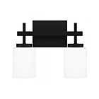 Vanité Wilburn Quoizel Lighting Wlb8613Mbk 30W 2-Lumières Noir Mat