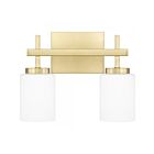Vanité Wilburn Quoizel Lighting Wlb8613Y 30W 2-Lumières Laiton Satiné