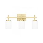 Vanité Wilburn Quoizel Lighting Wlb8622Y 75W 3-Lumières Laiton Satiné