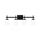 Vanité Wilburn Quoizel Lighting Wlb8631Mbk 120W 4-Lumières Noir Mat