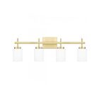 Vanité Wilburn Quoizel Lighting Wlb8631Y 120W 4-Lumières Laiton Satiné