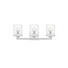 Applique de salle de bain Abner Quoizel Lighting ABR8621C 300W 3 lumières chrome poli