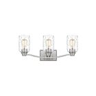 Applique de salle de bain Acacia Quoizel Lighting ACA8623BN 300W 3 lumières nickel brossé