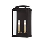 Lanterne murale Alma Quoizel Lighting ALM8408WT bronze occidental