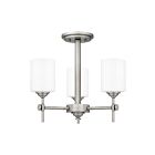 Plafonnier semi-encastré Aria Quoizel Lighting ARI1717AP 300W 3 lumières nickel poli antique