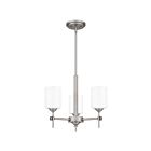 Suspendu Aria Quoizel Lighting ARI2817AP 300W 3 lumières nickel poli antique