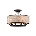 Plafonnier semi-encastré Aristocrat Quoizel Lighting AS1716PN 240W 4 lumières bronze palladien