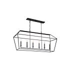 Chandelier pour îlot Aviary Quoizel Lighting AVY654PN 360W 6 lumières bronze palladien