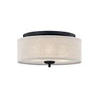 Plafonnier Blanche Quoizel Lighting BLA1616MBK 180W 3 lumières noir mat