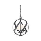 Suspendu Blacksmith Quoizel Lighting BMS2816OK 180W 3 lumières vieux noir