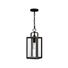 Lanterne suspendu Bramshaw Quoizel Lighting BRAM1907MBK 100W 1 lumière noir mat