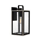 Lanterne murale Bramshaw Quoizel Lighting BRAM8407MBK 100W 1 lumière noir mat