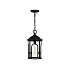 Mini suspendu Brampton Quoizel Lighting BRM1509MBK 100W 1 lumière noir mat