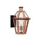 Lanterne murale Burdett Quoizel Lighting BURD8411AC 100W 1 lumière cuivre vieilli