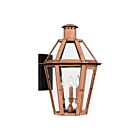 Lanterne murale Burdett Quoizel Lighting BURD8415AC 60W 1 lumière cuivre vieilli
