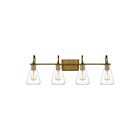 Applique de salle de bain Boyton Quoizel Lighting BYT8633WS 100W 1 lumière laiton patiné