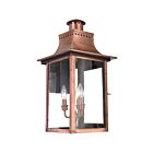 Lanterne d'extérieur Chalmers Quoizel Lighting CM8412AC 180W 3 lumières cuivre vieilli