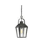 Mini suspendu Carriage Quoizel Lighting CRG1510MB 150W 1 lumière noir chiné