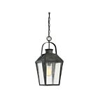 Lanterne d'extérieur Carriage Quoizel Lighting CRG1910MB 150W 1 lumière noir chiné
