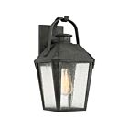 Lanterne d'extérieur Carriage Quoizel Lighting CRG8408MB 100W 1 lumière noir chiné