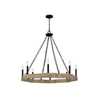 Lustre Croix Quoizel Lighting CRX5036MBK 480W 8 lumières noir mat