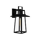 Lanterne murale Devonport Quoizel Lighting DEV8410MBK 100W 1 lumière noir mat