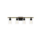 Applique de salle de bain Devon Quoizel Lighting DEVN8632MBK 100W 1 lumière noir mat