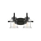 Applique de salle de bain Danbury Quoizel Lighting DNY8602EK 200W 2 lumières terre noire