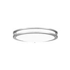 Plafonnier semi-encastré LED Euclid Quoizel Lighting EUC1624BN nickel brossé