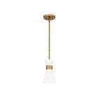 Mini suspendu Fremont Quoizel Lighting FMT1505AB 100W 1 lumière laiton vieilli
