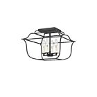 Plafonnier semi-encastré Gallery Quoizel Lighting GLY1714BA 240W 4 lumières ébène royal