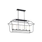 Chandelier pour îlot Gallery Quoizel Lighting GLY648BA 360W 6 lumières ébène royal