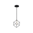 Mini suspendu Holograph Quoizel Lighting HLG1508EK 100W 1 lumière terre noire