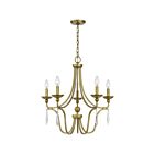 Lustre Joules Quoizel Lighting JOU5025AB 300W 5 lumières laiton vieilli