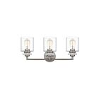 Applique de salle de bain Jaspar Quoizel Lighting JSP8623AN 100W 1 lumière nickel antique