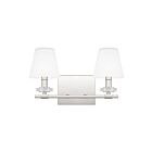 Applique de salle de bain Kelsey Quoizel Lighting KLS8616PK 60W 1 lumière nickel poli