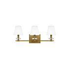 Applique de salle de bain Kelsey Quoizel Lighting KLS8623WS 60W 1 lumière laiton patiné