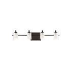 Applique de salle de bain Kolt Quoizel Lighting KLT8604WTLED 16W 4 lumières bronze occidental