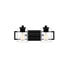Applique de salle de bain Lansdowne Quoizel Lighting LANS8618MBK 100W 1 lumière noir mat