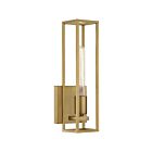 Applique murale Leighton Quoizel Lighting LGN8605WS 100W 1 lumière laiton patiné