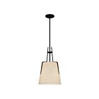 Mini suspendu Leona Quoizel Lighting LOA1512MBK 100W 1 lumière noir mat
