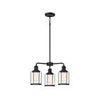 Lustre Ludlow Quoizel Lighting LUD5020EK 300W 3 lumières terre noire