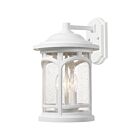 Lanterne d'extérieur Marblehead Quoizel Lighting MBH8409W 180W 3 lumières lustre blanc