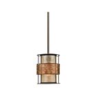 Mini suspendu Laguna Quoizel Lighting MC842PRC 60W 1 lumière cuivre renaissance