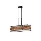 Chandelier pour îlot Laguna Quoizel Lighting MCLG337RC 300W 3 lumières cuivre renaissance