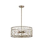 Suspendu Meadow Lane Quoizel Lighting MDL2820VG 500W 5 lumières or vintage