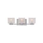 Applique de salle de bain Melody Quoizel Lighting MLD8603BN 300W 3 lumières nickel brossé