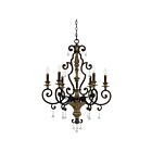 Lustre Marquette Quoizel Lighting MQ5006HL 360W 6 lumières héritage