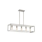 Chandelier pour îlot New Harbor Quoizel Lighting NHR538BN 300W 5 lumières nickel brossé